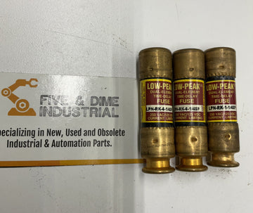 Bussmann  LPN-RK-6-1/4SP Low-Peak Fuses.  Lot of 3 - 0