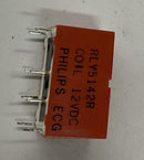 Philips ecg rly5142r dpdt  2A Coil 12 VDC Relay-6