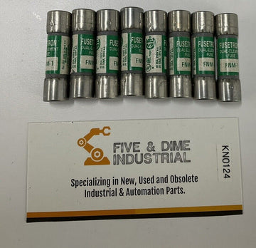 Bussman FNM-1 Fusetron Dual Element Fuses 1-Amp Lot of 8