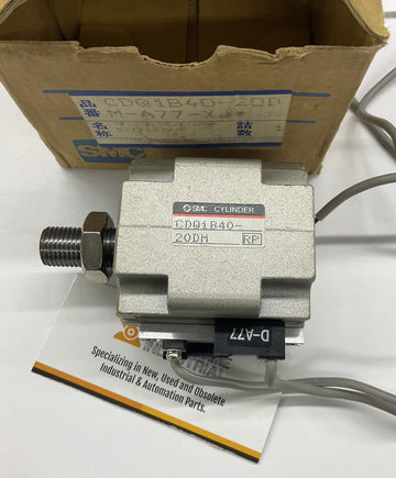 SMC CDQ1B40-20DM Pneumatic Air Cylinder with Reed Switches / Sensors - 0