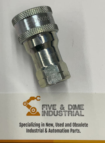 Dixon 3KF3 Steel ISO-A Interchange Hydraulic Fitting Coupler 3/8" Npt