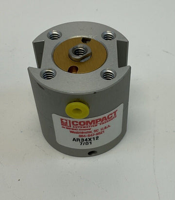 Compact AR34X12 Double-Acting Compact Pneumatic Air Cylinder - 0