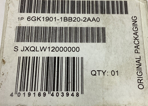 Siemens 6GK1901-1BB20-2AA0 RJ4S Ethernet Connector  90°