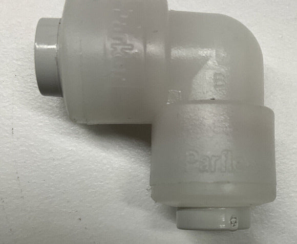 Parker F4EU4 Kynar PVDF Elbow Union 1/4x1/4"  Push-to-Connect Lot of 3