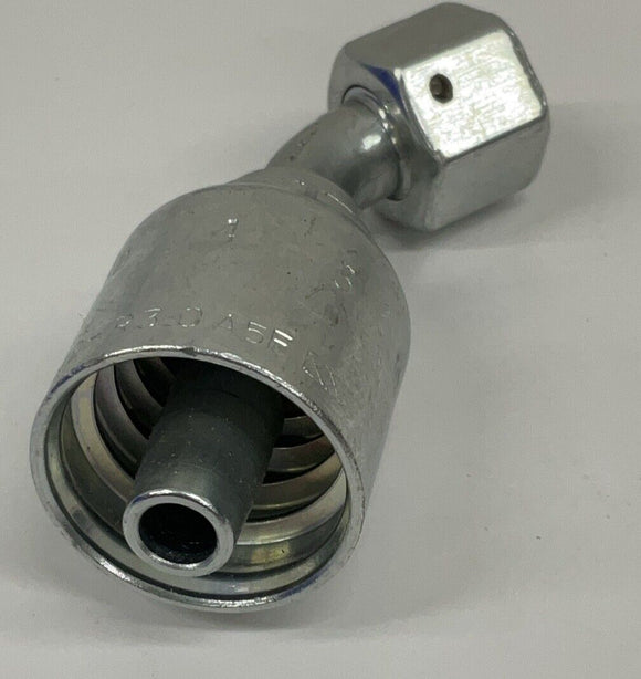 Parker 1C443-10-6 Crimp Hydraulic Fitting 45° M16-1.5X3/8 ID Hose