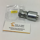 Parker 10743-8-8 Female Swivel 1/2"NPS x 1/2"ID Steel Crimp Fitting-1