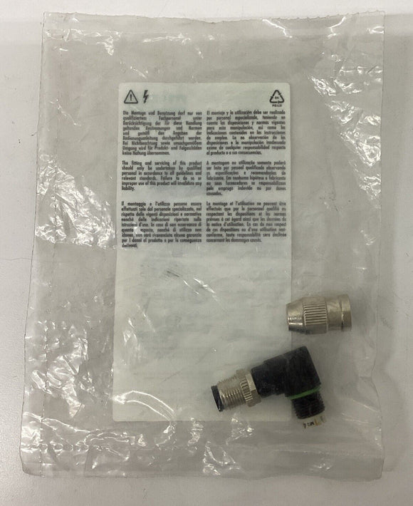 Murr 7000-12561-0000000 Mosa M12 Male 90 Degree Field Connector 4-Pole