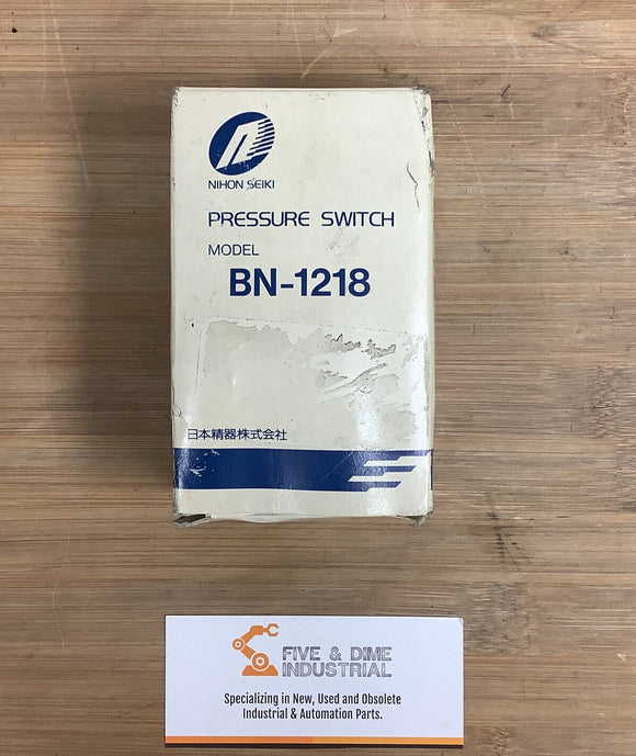 Nihon Seiki BN-1218-10 Pressure Switch AC250V 15A