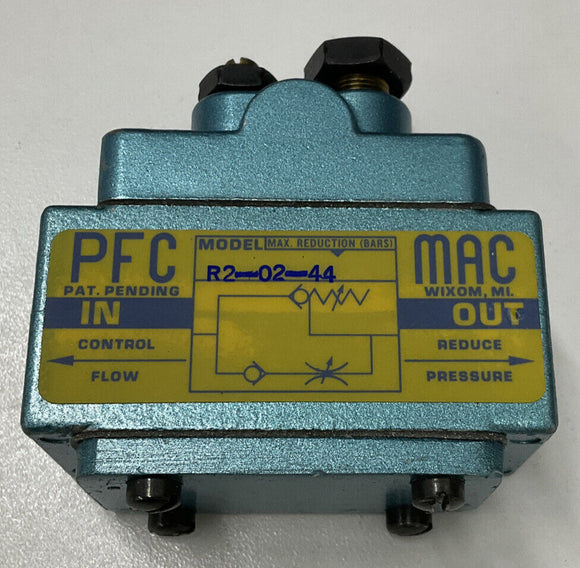 Mac Valve R2-02-44 Adjustable Pneumatic Air Flow Valve