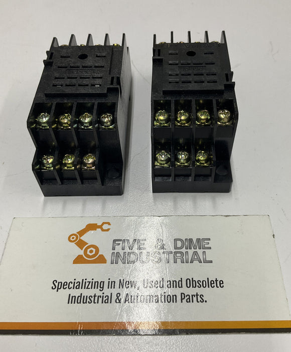 Omron PYF14A Relay Socket 14-Pin 5A 250V Lot of 2