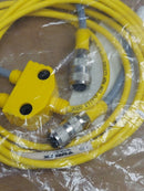 Turck VB2-PSG 6-2/2RK 4T-0.3/0.2/CS12717 Cordset U40226-6