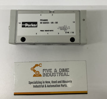 Parker PD34905 S9 523/23- 1/8-50 Pneumatic Valve