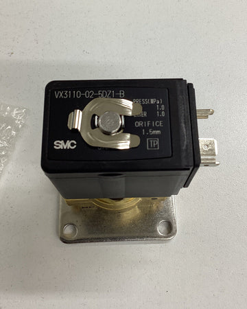 SMC VX3110-02-5DZ1-B 3-Way 24 Vdc Solenoid Valve - 0