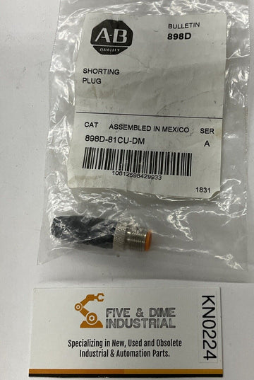 Allen Bradley 898D-81CU-DM M12, 8-Pin, Termination Plug