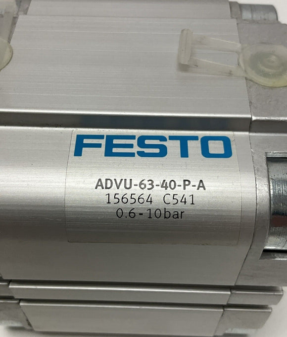 Festo ADVU-63-40-P-A  Compact Pneumatic Cylinder  63mm Bore,  40mm Stroke 156564