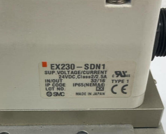 SMC  VV815-03S-SUQW0   Manifold 4 Slot w/ Devicenet EX230-SDN1 Module