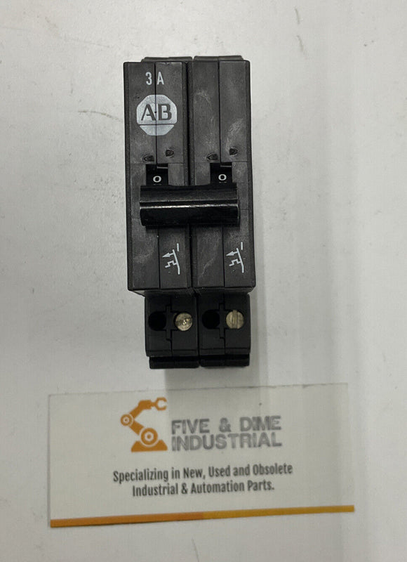 Allen Bradley 1492-GS2G030 2 Pole Circuit Breaker 3 Amp