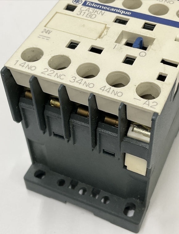 Telemecanique CA3KN-31BD 24VDC Contactor 600V 3/NO 1/NC