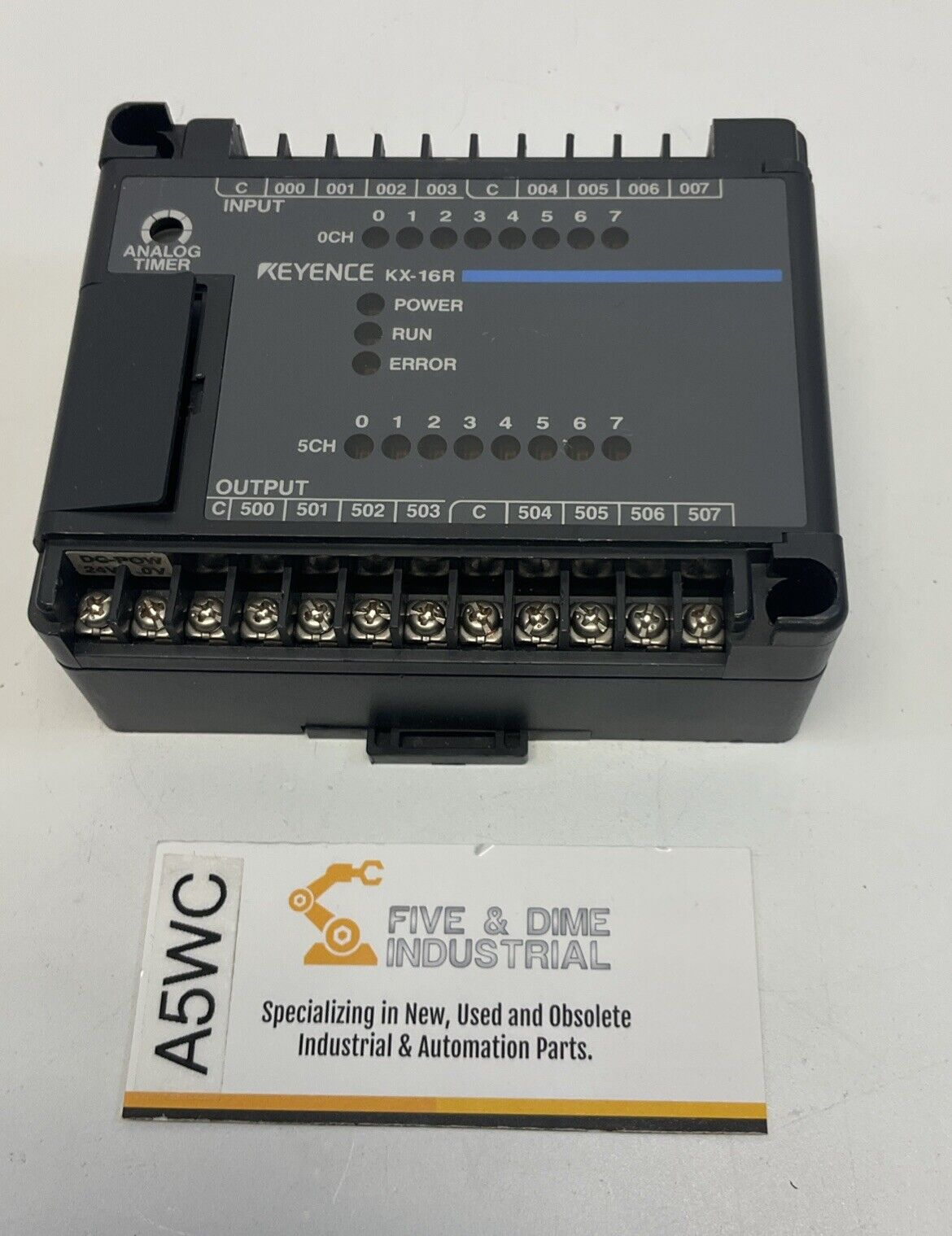 Keyence KX-16R Relay Input Module | Five and Dime Industrial LLC