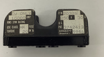 Gould Shawmut 20326 Fuse Block H/K Class Lot of 2 - 0