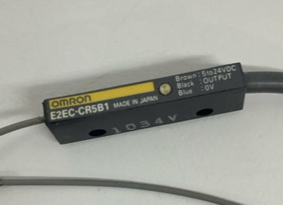 Omron E2EC-CR5B1 Proximity Sensor Switch  5-24 VDC  2 Meters