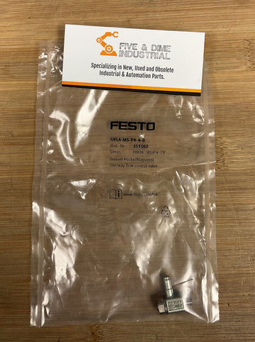 Festo GRLA-M5-PK-4-B Control Valve 151162