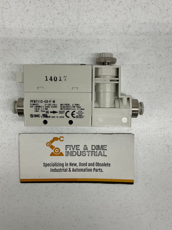 SMC PFM711S-C6-F-M Pneumatic Digital Flow Switch