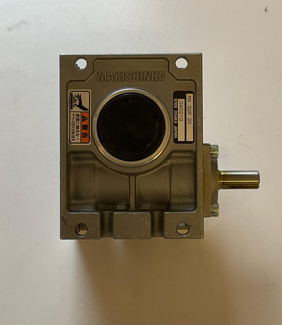 Makishinko  MA32R20  20:1 Compact Worm Gear Reducer