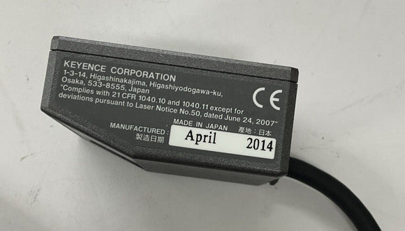 Keyence SR510 Barcode Scanner Sensor Head Reader 2D