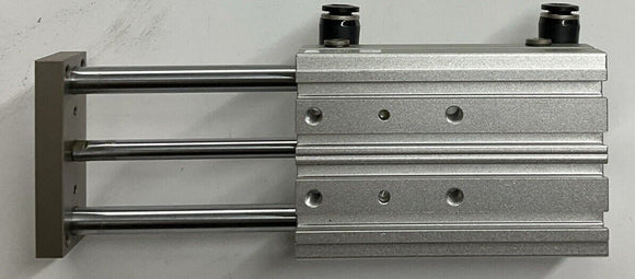 Airtac TCM12X60S Guided Air Cyclinder w/ Flow Valves