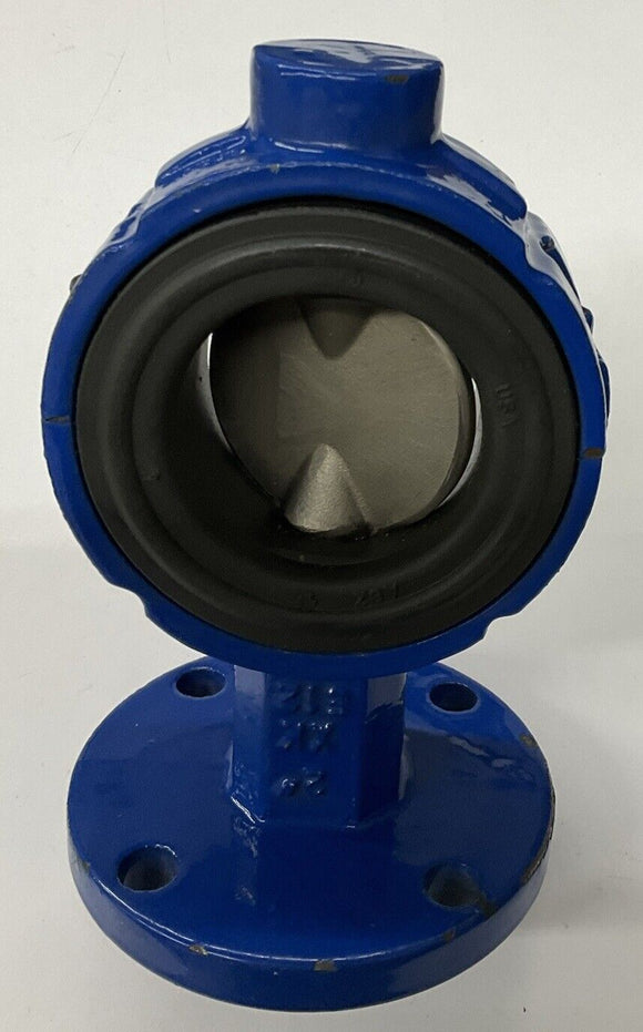 ABZ 2-090 2" 2-Piece Body Rubber Seated Butterfly Valve