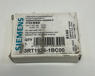 Siemens 3RT1926-1BC00 Surge Suppressor 48-127 VAC 70-150 VDC - 0