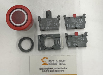 ABB MPMT9-1012 Illuminated Emergency Stop Switch 24V Lamp 1SFA61599R1012