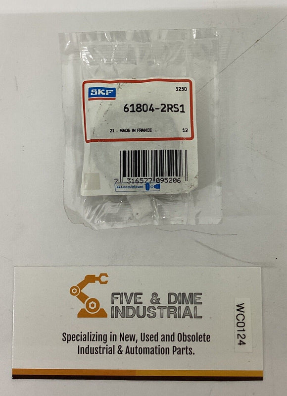 SKF 61804-2RS1 Dual Seal Ball Bearing 20x32x7mm