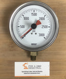 Wika 212.53 4 Pressure Gauge 4271735 3000 PSI 1/4 Lm-1