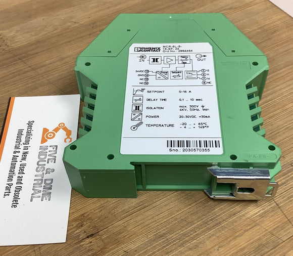 Phoenix Contact MCR-SL-S-16-SP-24 Current Monitoring Relay 2864464