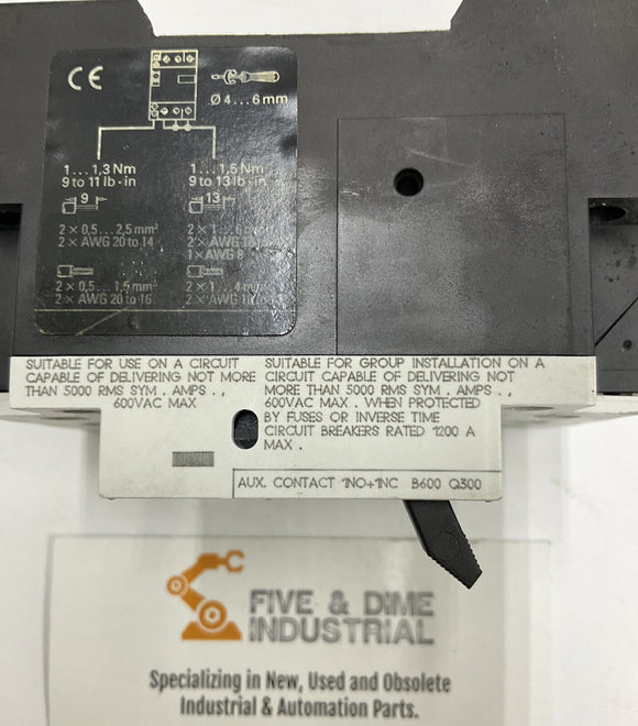 Siemens 3VU1300-1MF00 Circuit Breaker 0.6-1A