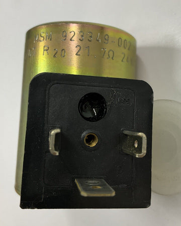MSM 923349-002 24VDC Solenoid Valve Coil 3/4" ID, 21.7 Ohms 2" Length - 0