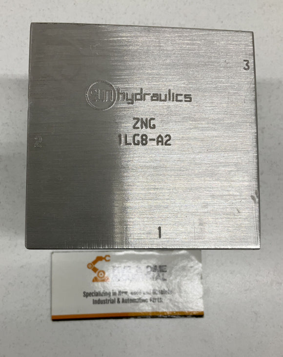 Sun Hydraulics ZNG 1LG8-A2 Hydraulic Manifold Valve