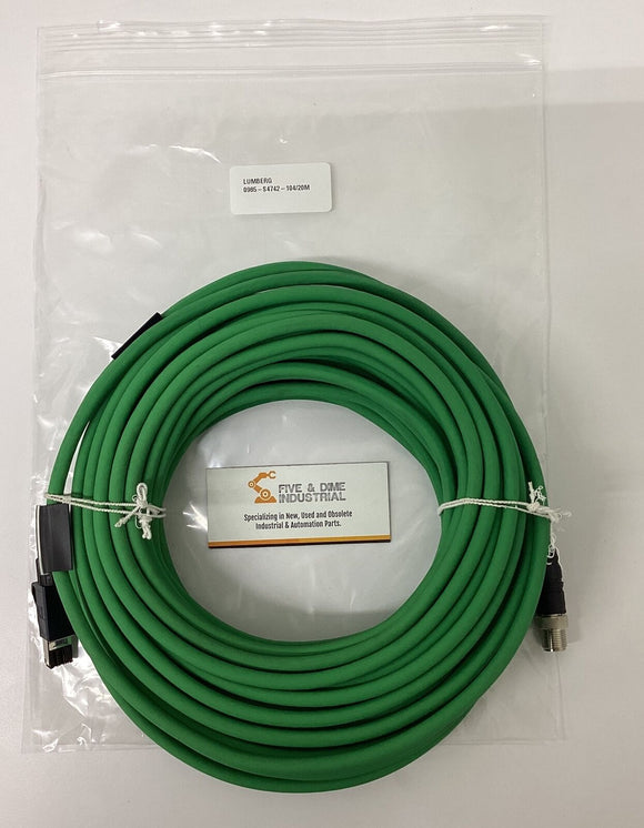 Lumberg Automation 0985-S4742-104/20M  4-Pole 20 meter cable