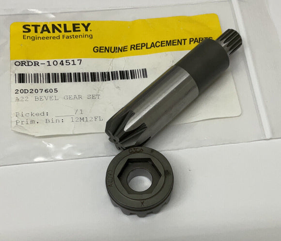 Stanley 20D207605 A22 Bevel Gear Set