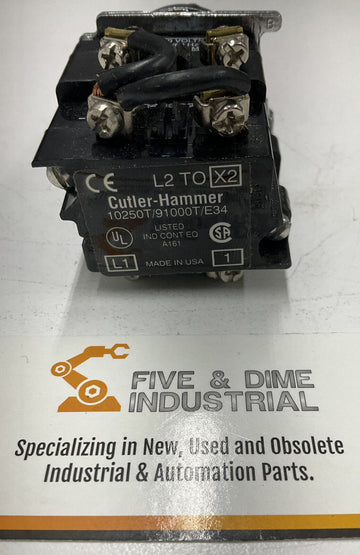 Cutler Hammer 10250T37NA Amber Lens SER. A2 120V 50-60Hz - 0