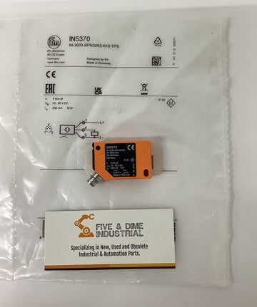 IFM Efector IN5370 / IN-3003-BPKG/AS-610 TPS Proximity Sensor 10-36V/DC