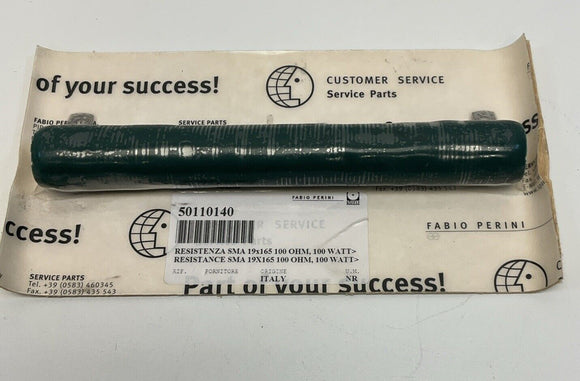 Fabio Perini  50110140  100Ohm,  100 Watt Wirewound Resistor 19x165mm