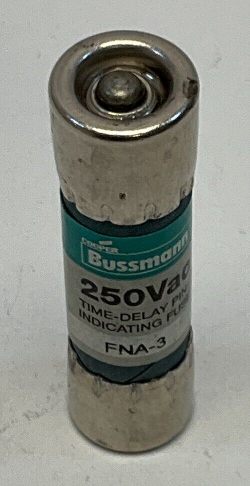 Cooper Bussmann FNA-3 New Lot of  3  Amp Dual Element Time Delay Fuses