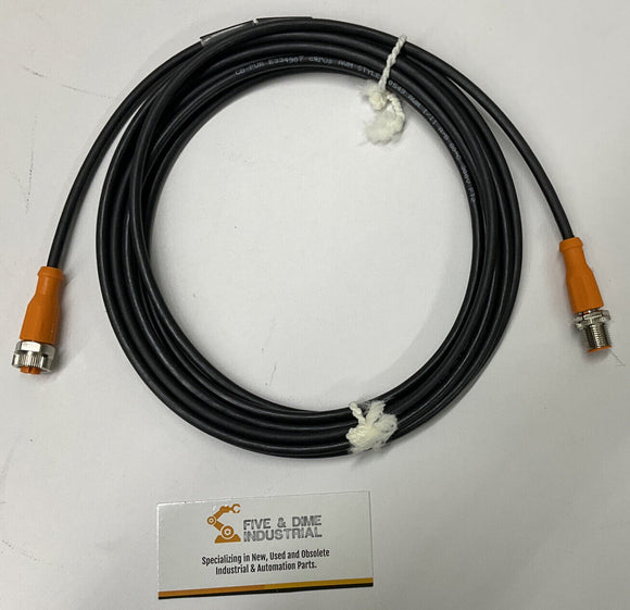 IFM Efector EVC014 4-Pole Male-Female 5-Meter Sensor Cable