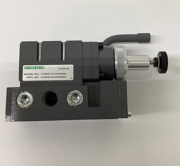Numatics  153RS131J000000 Pressure Regulator w/ Base and Gauge
