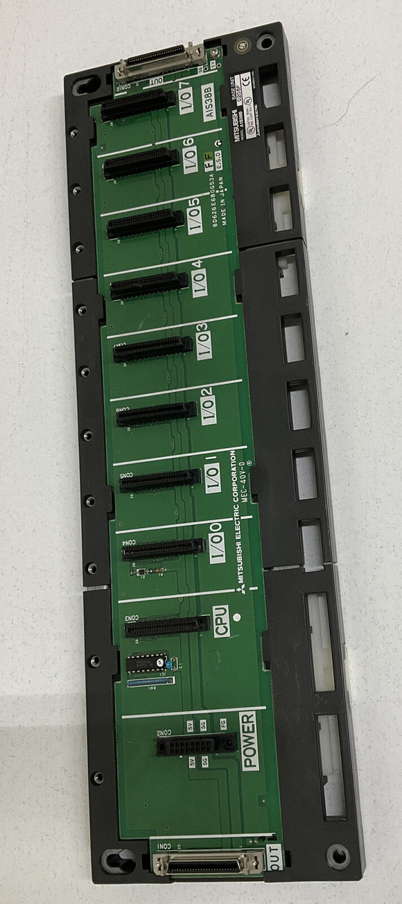 Mitsubishi Electric A1S38B 8 Slot Rack Base