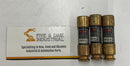 Bussmann Fusetron FRN-R-30 Time Delay Fuses 30A 250V Lot of 3-1