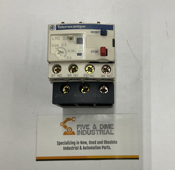 Telemecanique LRD 03 Overload Relay 0.25-0.4A